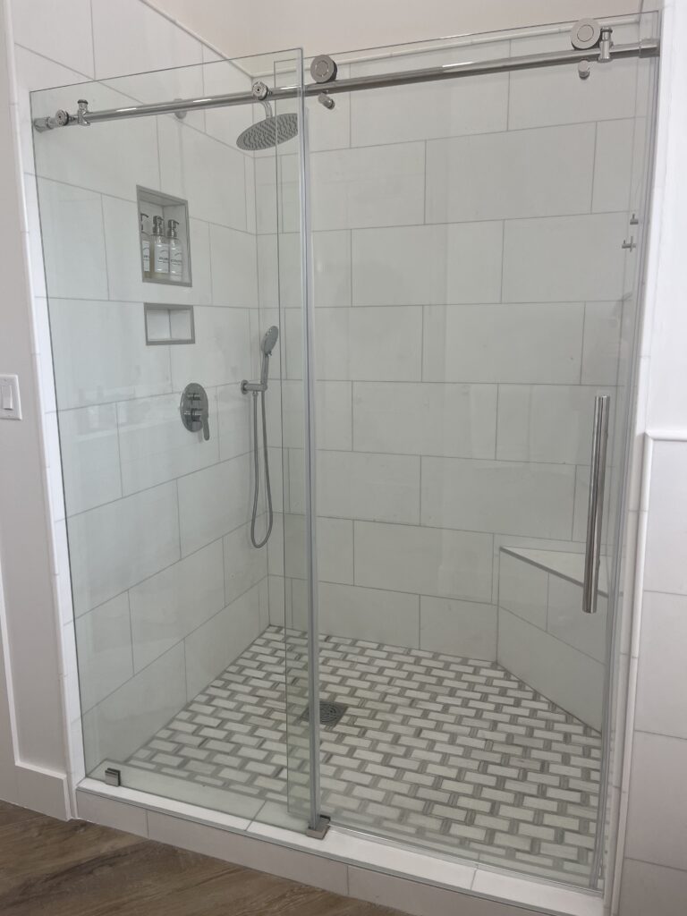 Master shower