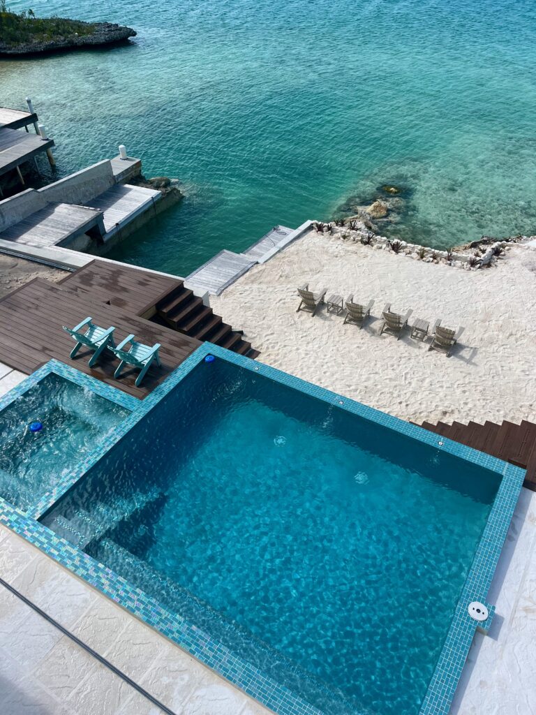 Pool from balcony